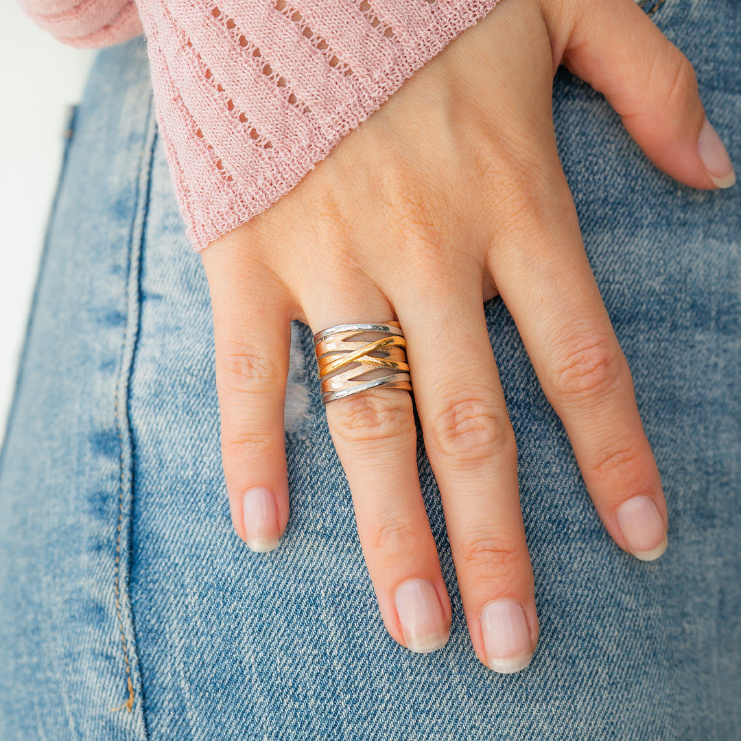 Wire Wrap Statement Ring