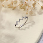 Highs And Lows Zigzag Ring