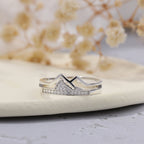 Faith Moves Mountains Pavé Mountain Ring