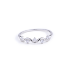 Highs And Lows Wave Ring