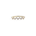 Highs And Lows Zigzag Ring