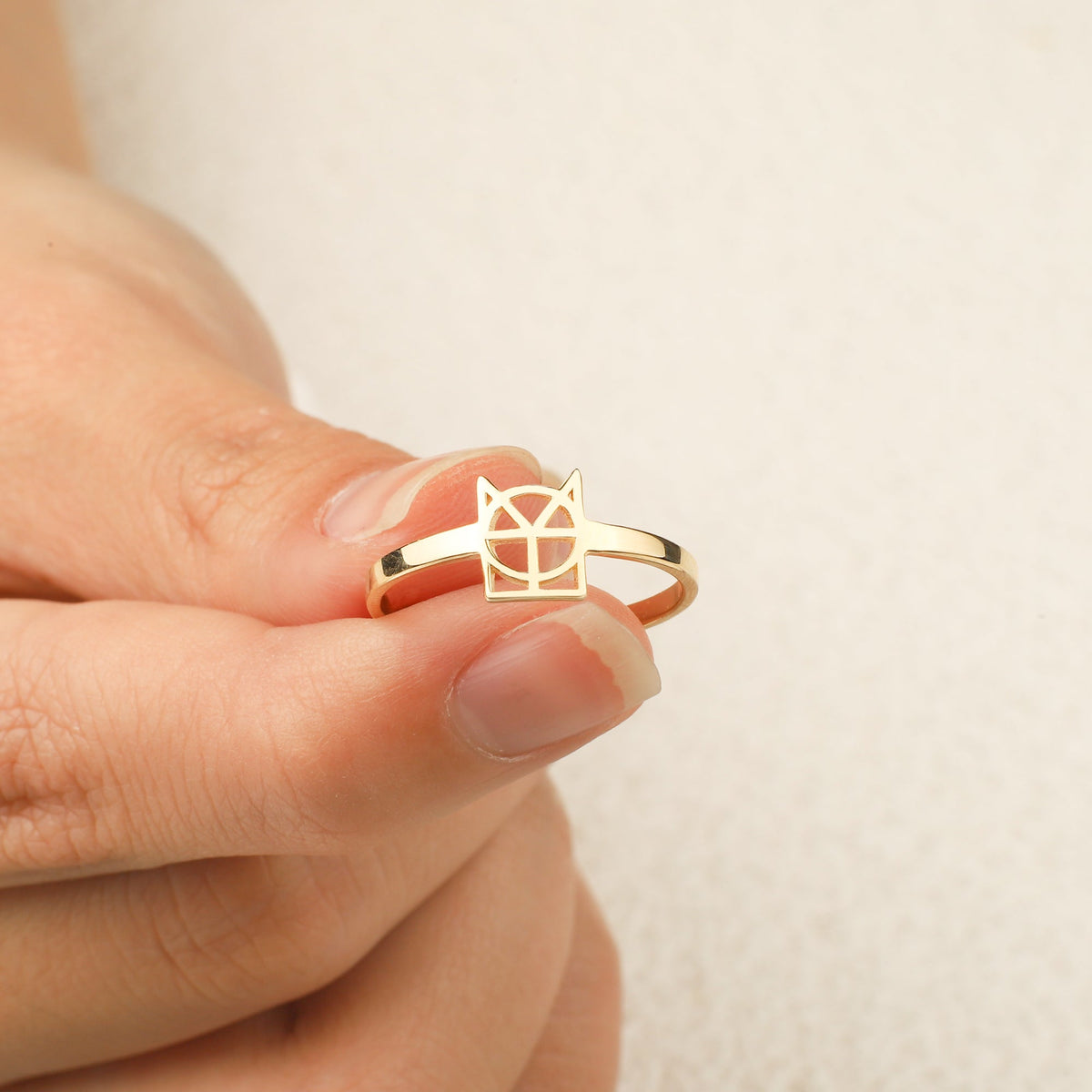 Monogram Name Ring