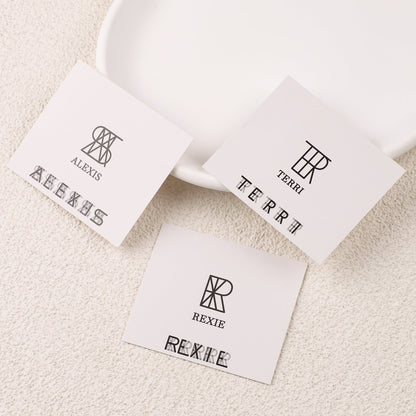Monogram Name Earrings