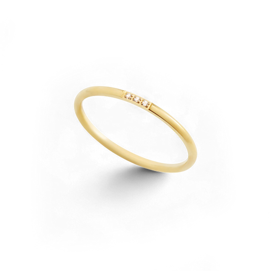 Dainty Diamonds Stacking Ring