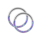 Magical Iridescent Clicker Hoops | 18g