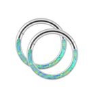 Magical Iridescent Clicker Hoops | 18g