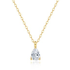 Solitaire Diamond Pendant Necklace