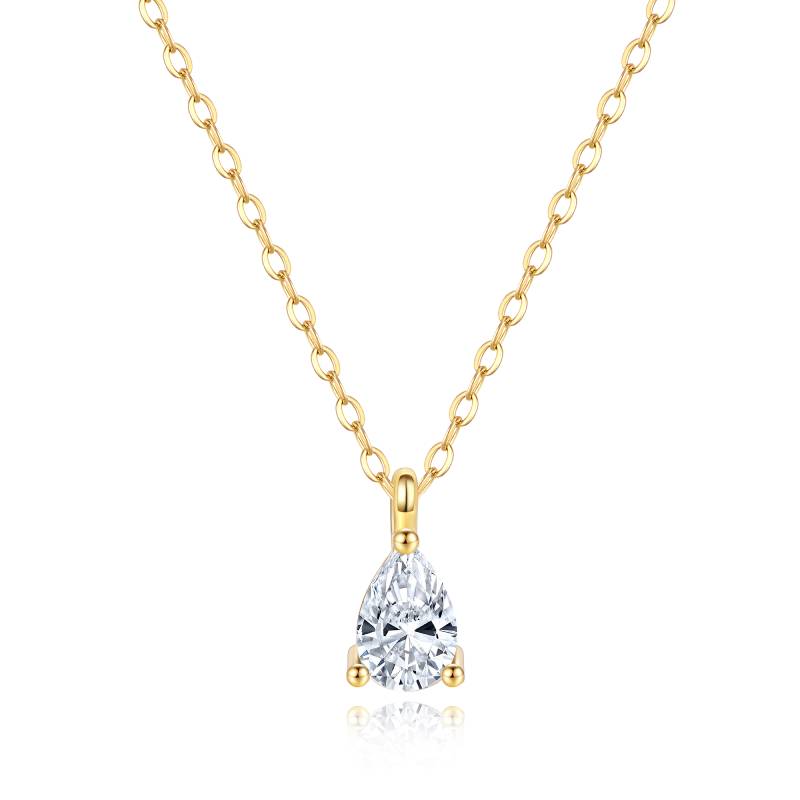 Solitaire Diamond Pendant Necklace