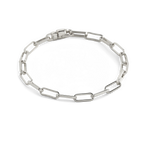 Open Link Paperclip Chain Bracelet