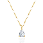 Solitaire Diamond Pendant Necklace