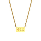 Angel Number Bar Necklace