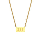 Angel Number Bar Necklace