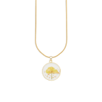 Pressed Birth Flower Necklace