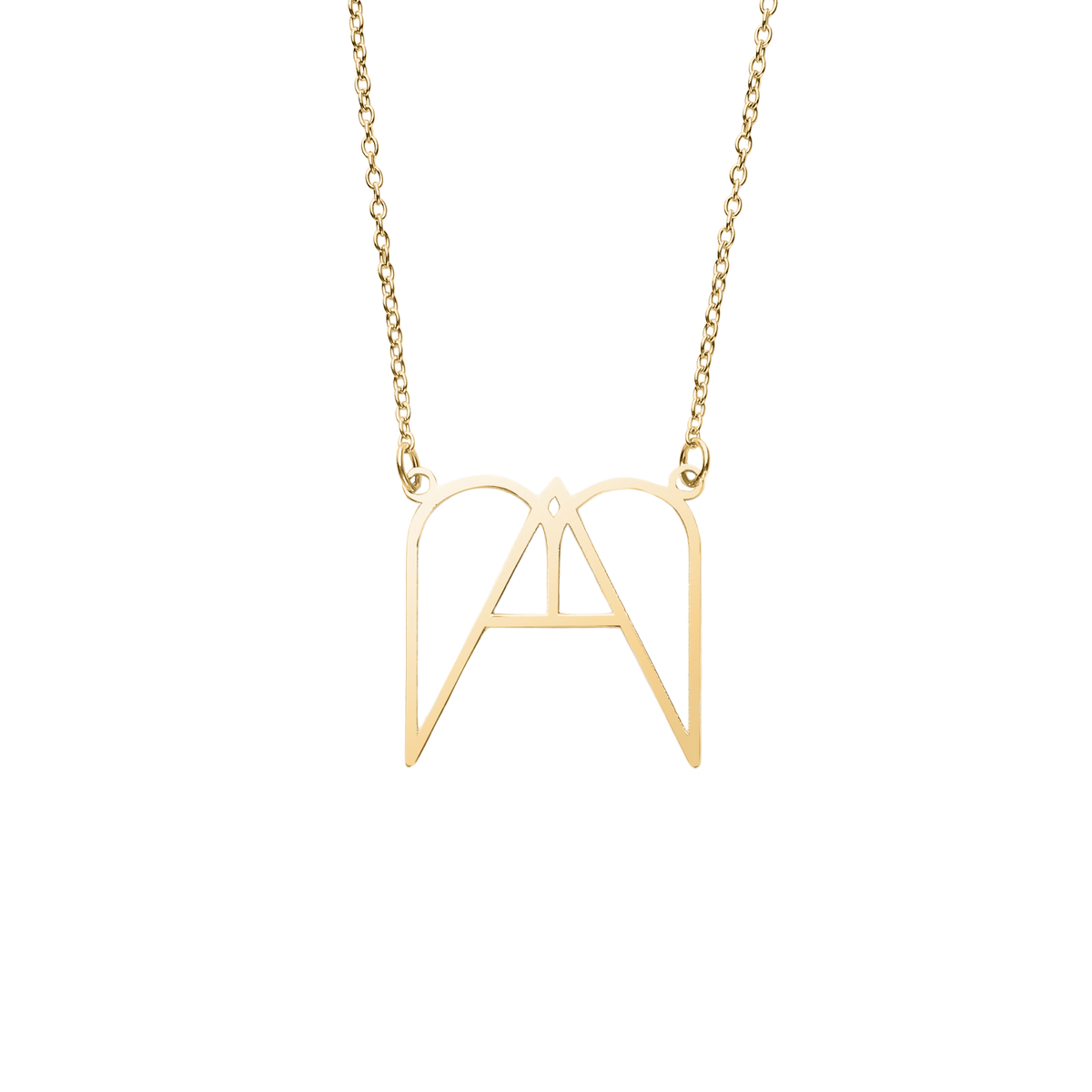 MAMA Minimalist Monogram Necklace