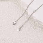 Crescent Moonstone Pendant Necklace