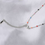 Colorful Beaded Fairy Name Necklace