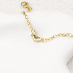 Interlocking Mini Heart Bracelet