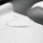 To My Bestie Dainty Triple Wave Friendship Bracelet