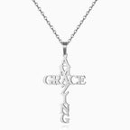 Amazing Grace Cross Necklace