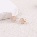 Moonstone Stud Earrings