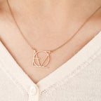 LOVE Minimalist Monogram Necklace