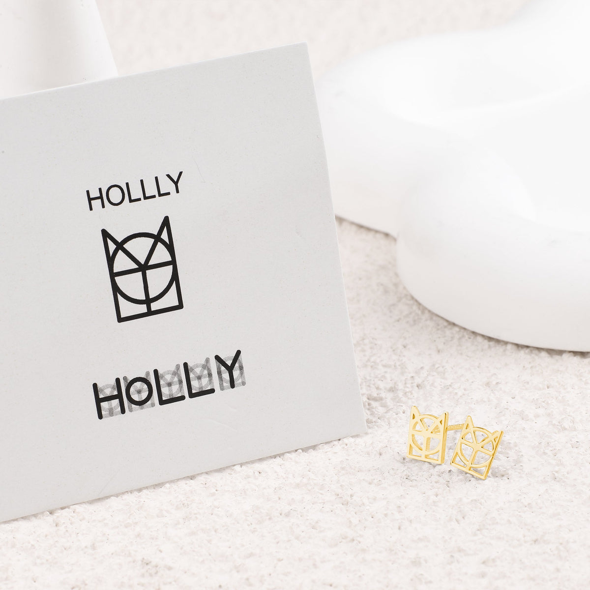 Monogram Name Earrings