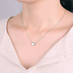 Dainty Bubble Heart Necklace