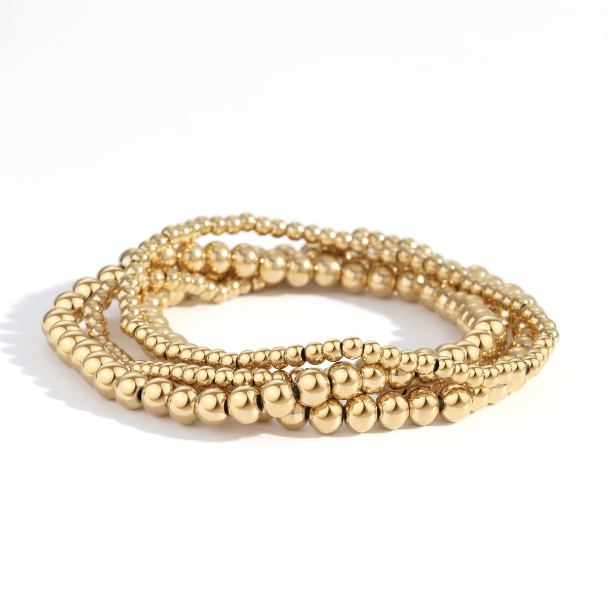 3mm & 5mm Beaded Bracelet Stacking Set