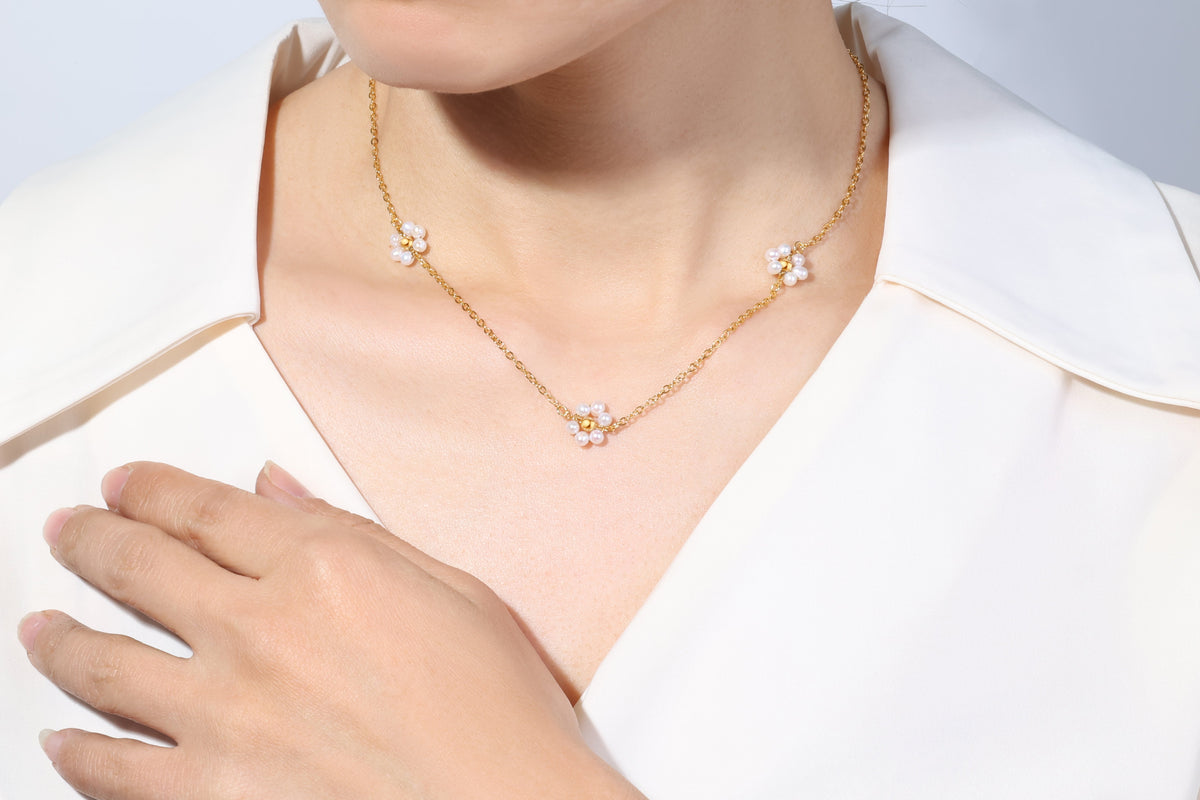 Marguerite Pearl Necklace