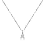 Pavé Uppercase Initial Necklace