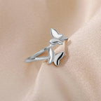 Adjustable Butterfly Ring