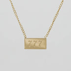 Angel Number Bar Necklace