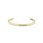 Personalized Thin Cuff Bracelet