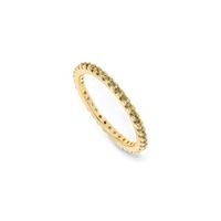 August Birthstone Eternity Stacking Ring