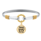 Friends Are The Family We Choose - Gold Background - Two Tone
