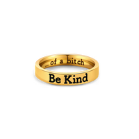 Be Kind Mantra Ring