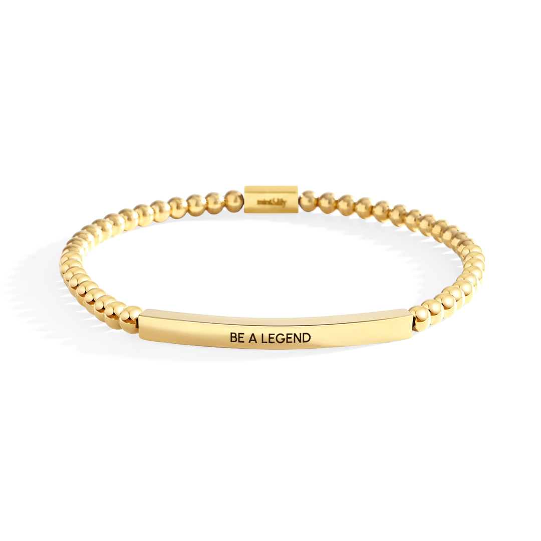 Be a Legend Beaded Inspire Bracelet