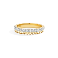 Beaded Diamond Band