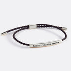 Because I F♥cking Sparkle Inspire Bracelet