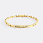 Believe in Yourself Beaded Inspire Bracelet