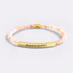 Believe in Yourself Beaded Inspire Bracelet
