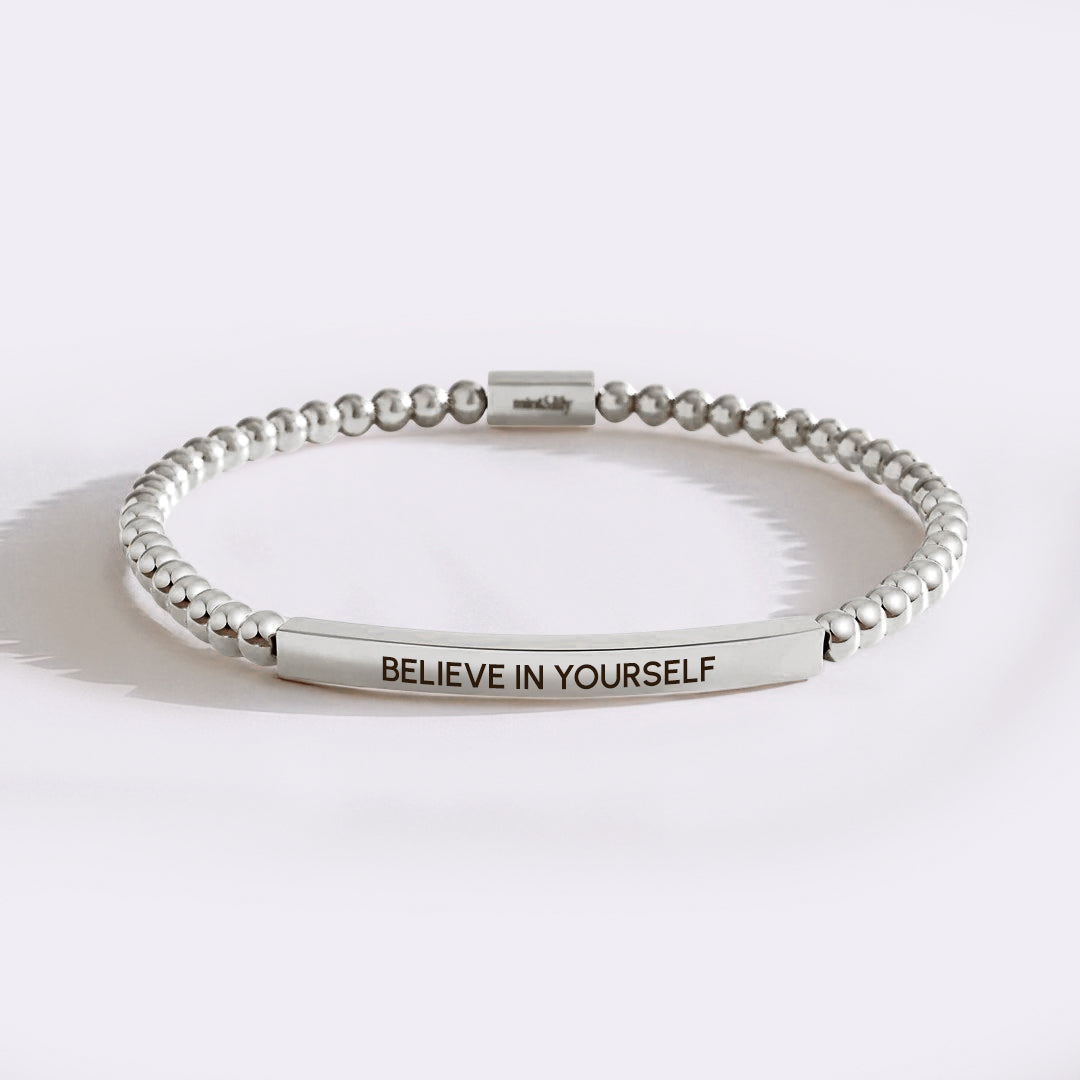 Believe in Yourself Beaded Inspire Bracelet