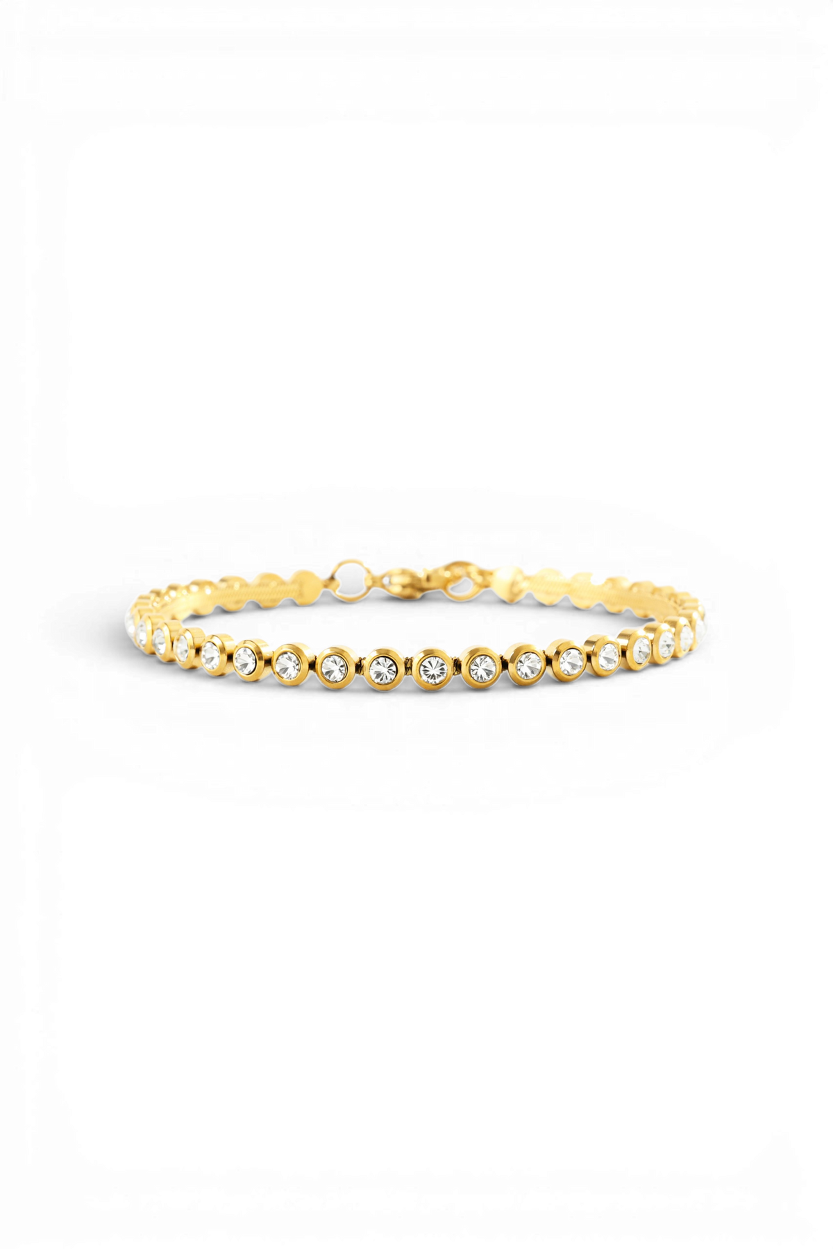 Bezel Tennis Bracelet