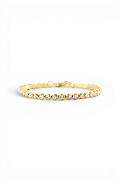 Bezel Tennis Bracelet