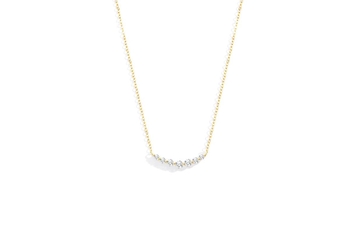 Birthstone Arc Necklace