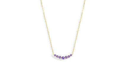 Birthstone Arc Necklace