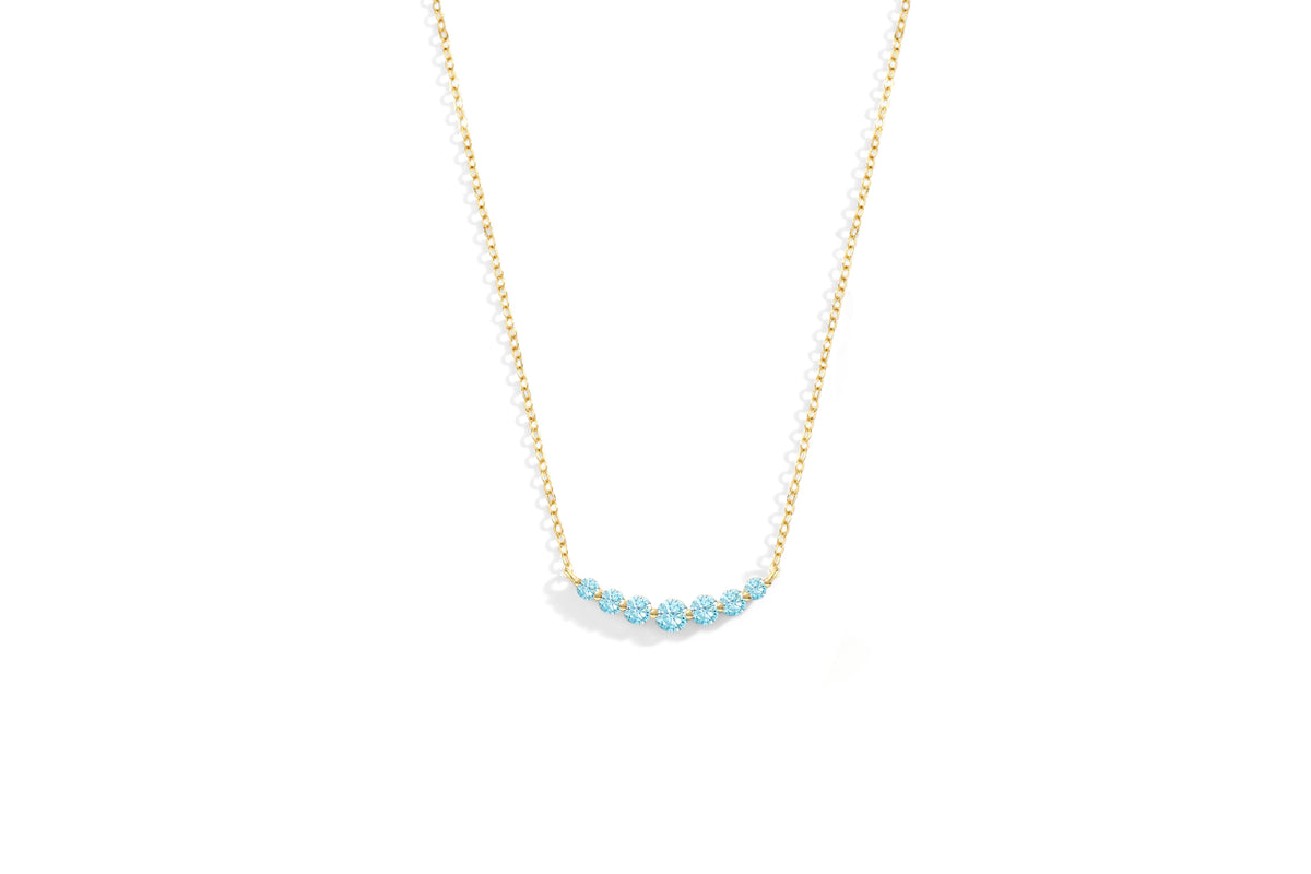 Birthstone Arc Necklace