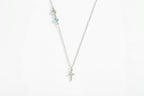 Birthstone Cross Necklace
