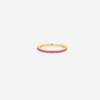 July Birthstone Eternity Stacking Ring