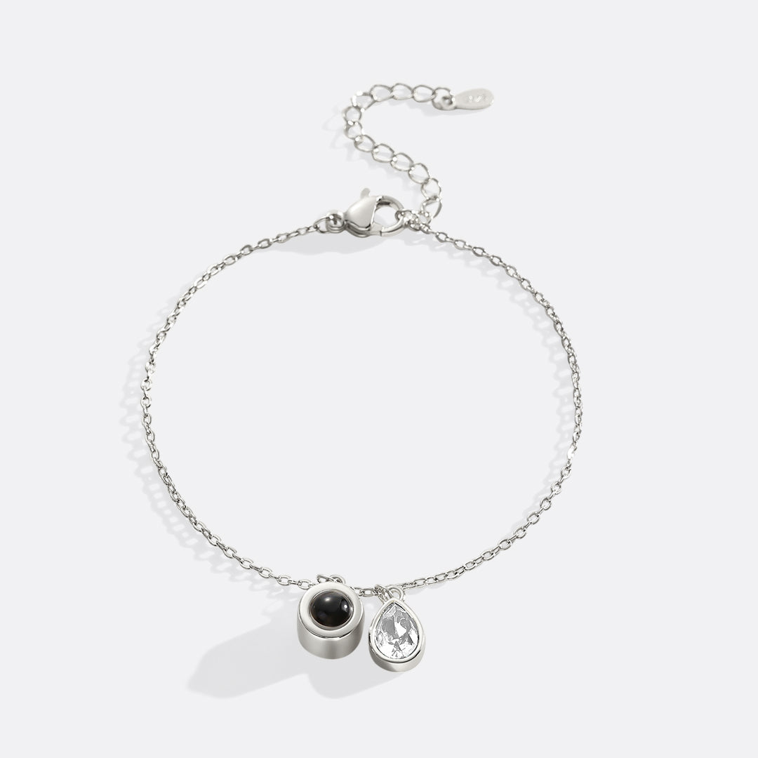 Birthstone Photo Bracelet